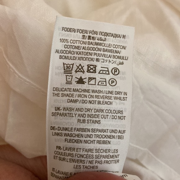 Boden Cecilia Midi Dress in white size 4P, belt missing, good used condition - Picture 11 of 11